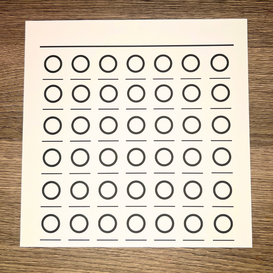 Color Keeper – Blank Swatch Expansion Sheet for Wook Books Ohuhu Swatch Kit