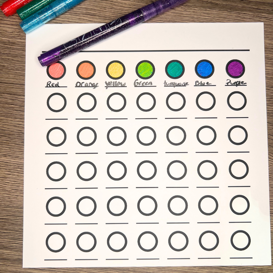Color Keeper – Blank Swatch Expansion Sheet for Wook Books Ohuhu Swatch Kit