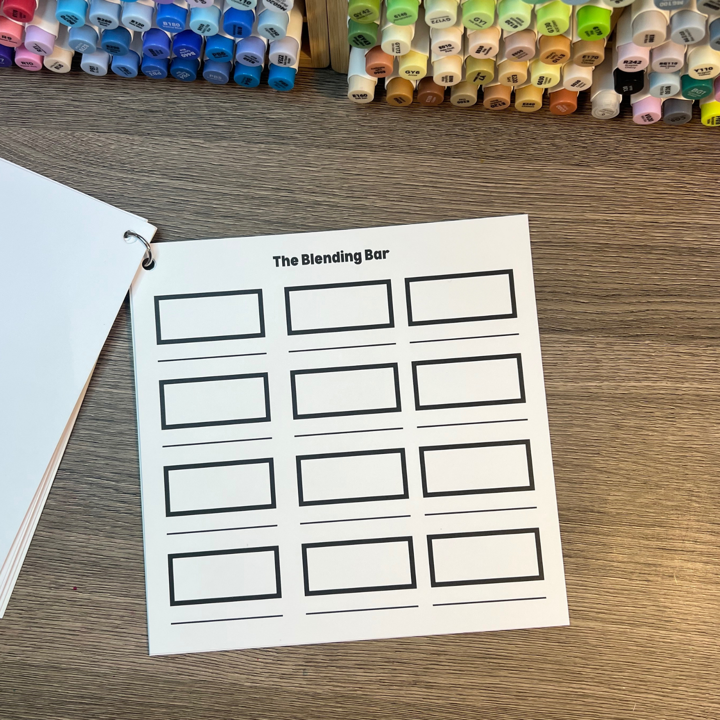 Ohuhu Honolulu 344 Color Swatch Kit by Wook Books
