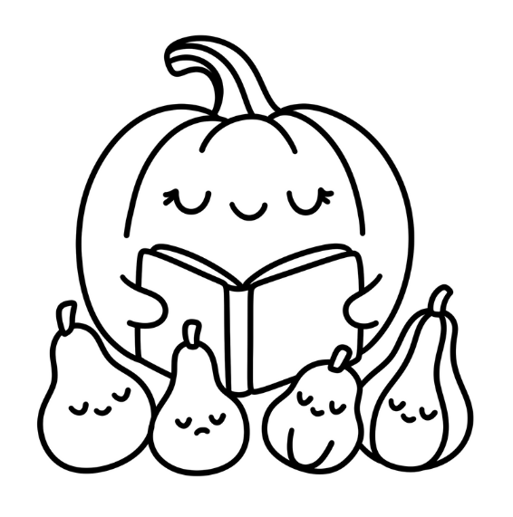Cozy Fall Dayz Coloring Book & Reusable Protective Sheet