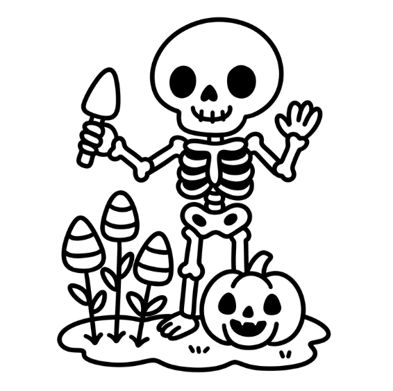 Halloween Dayz Coloring Book & Reusable Protective Sheet