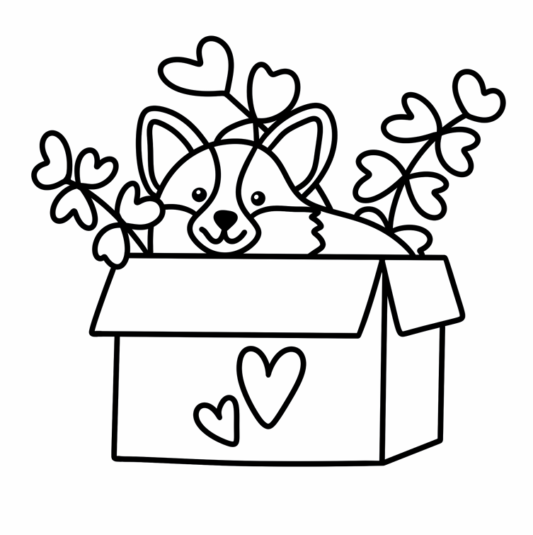 Candy Hearts Coloring Book & Reusable Protective Sheet