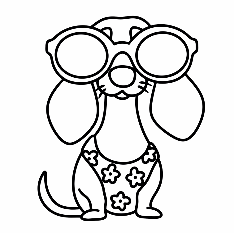 Pet Dayz Coloring Book & Reusable Protective Sheet