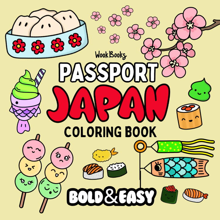 Passport Series: Japan Coloring Book & Reusable Protective Sheet Passport Series: Japan Coloring Book & Reusable Protective Sheet