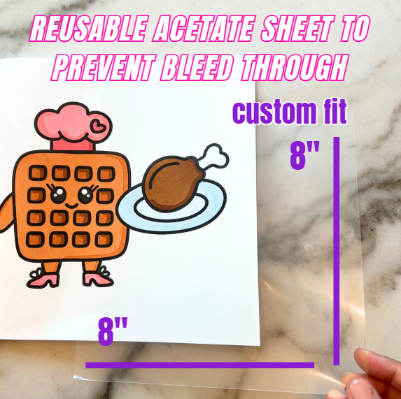 Enchanted Coloring Book & Reusable Protective Sheet