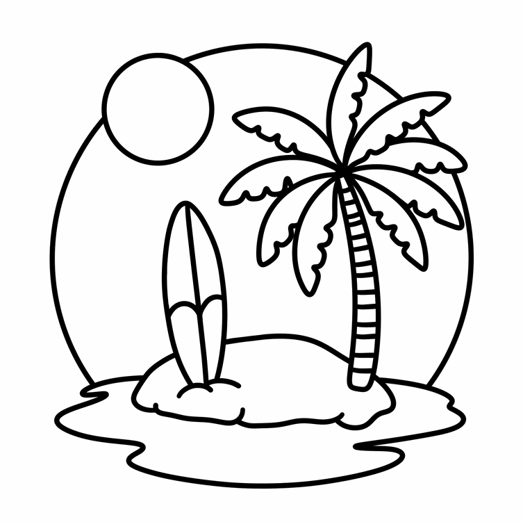 Summer Dayz Coloring Book & Reusable Protective Sheet
