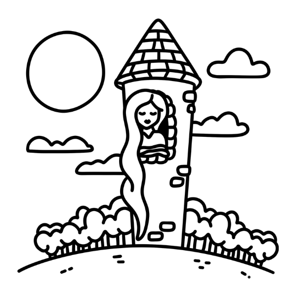 Enchanted Coloring Book & Reusable Protective Sheet