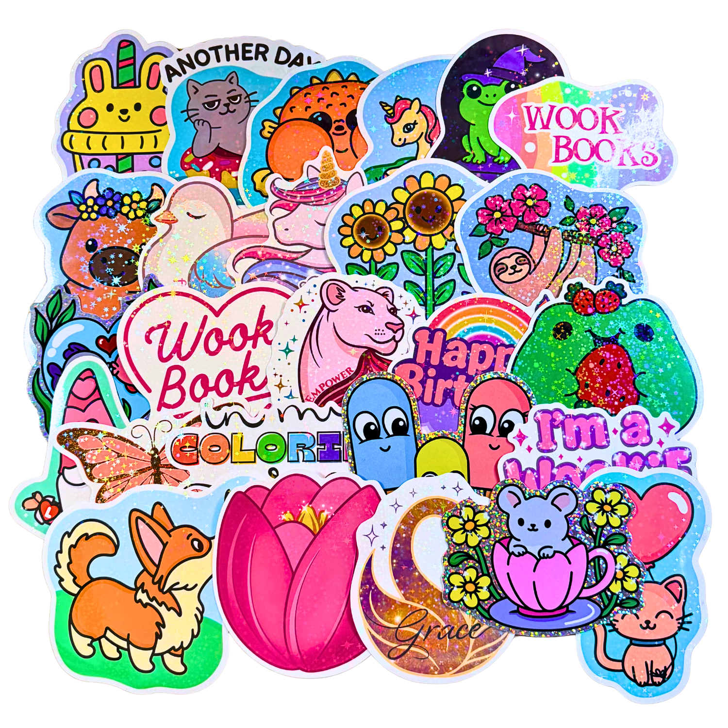 Jumbo Holographic Stickers