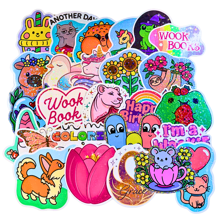 Jumbo Holographic Stickers