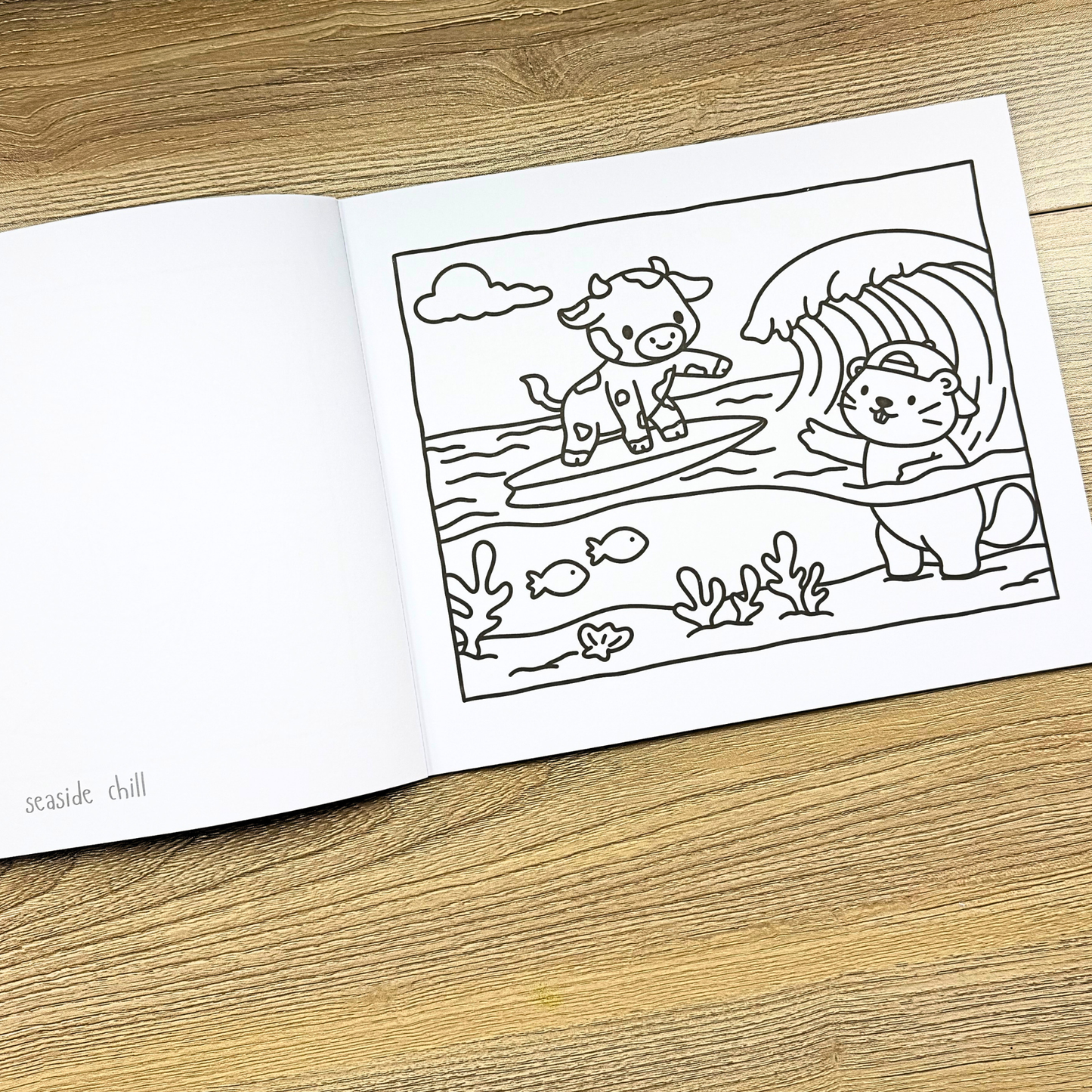 Sunset to Sea Premium Coloring Book