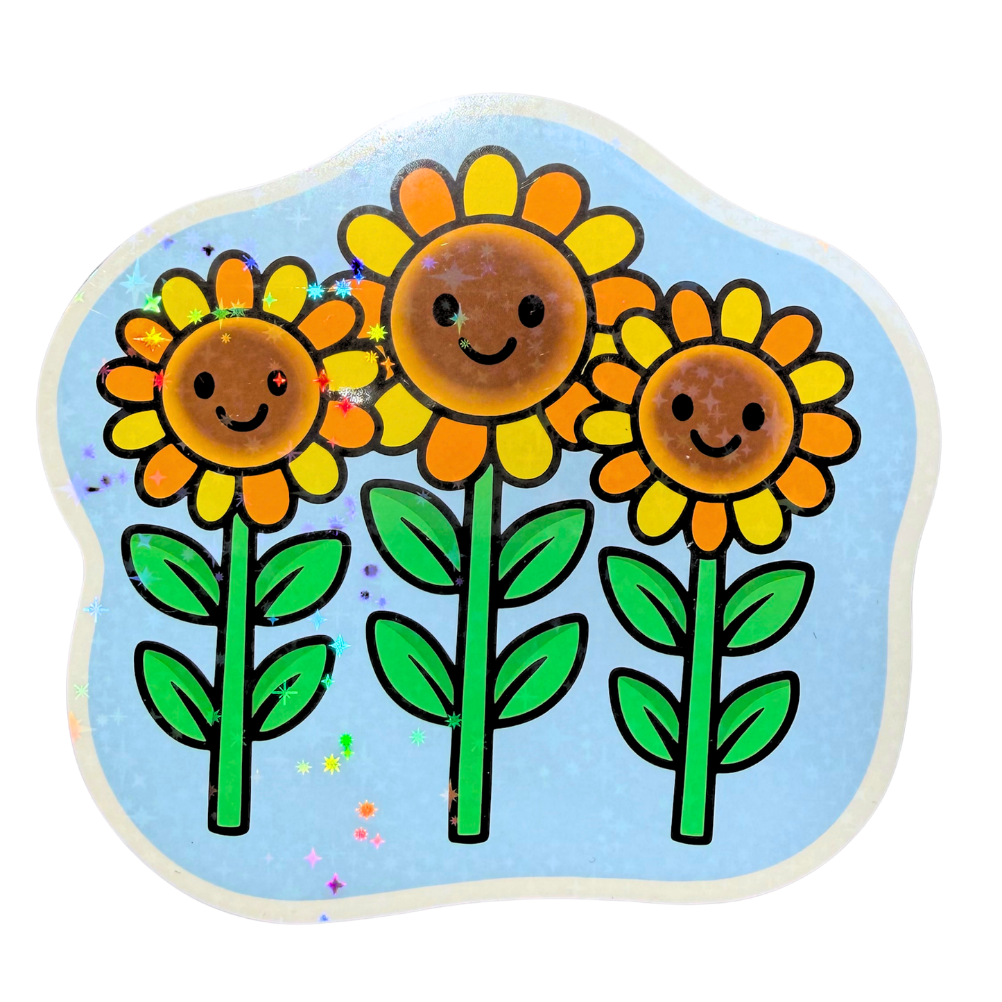 022 Sunflower Sisters Holographic Jumbo Sticker