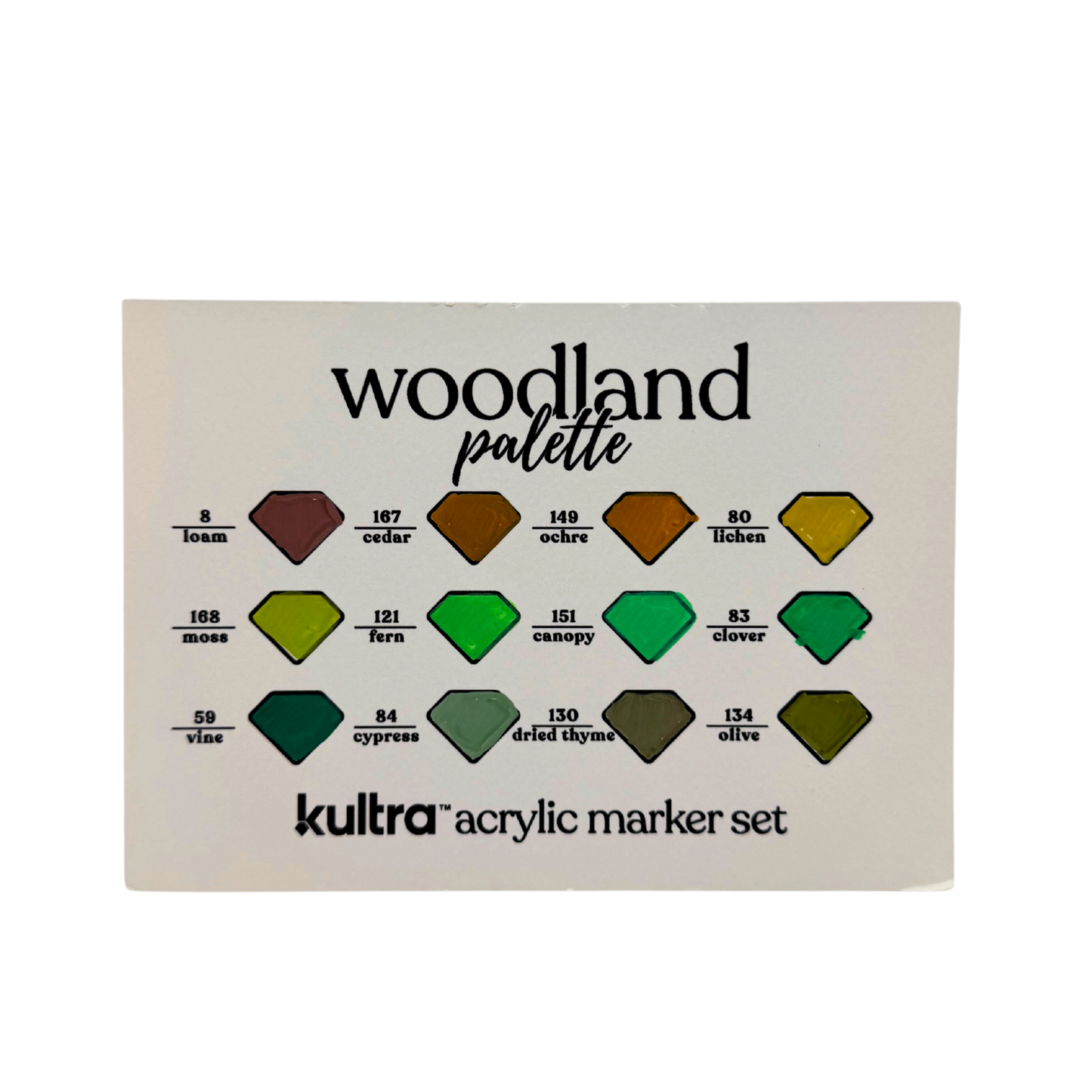 Kultra Brush Tip Acrylic Paint Markers – 12 Pack