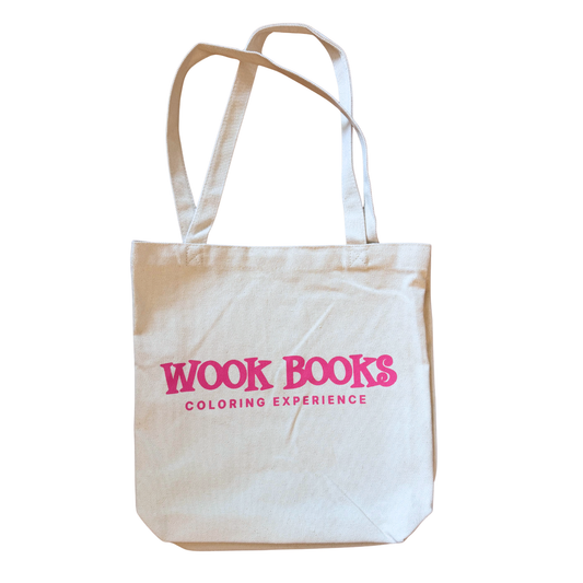 Wook Books Coloring Experience Canvas Tote