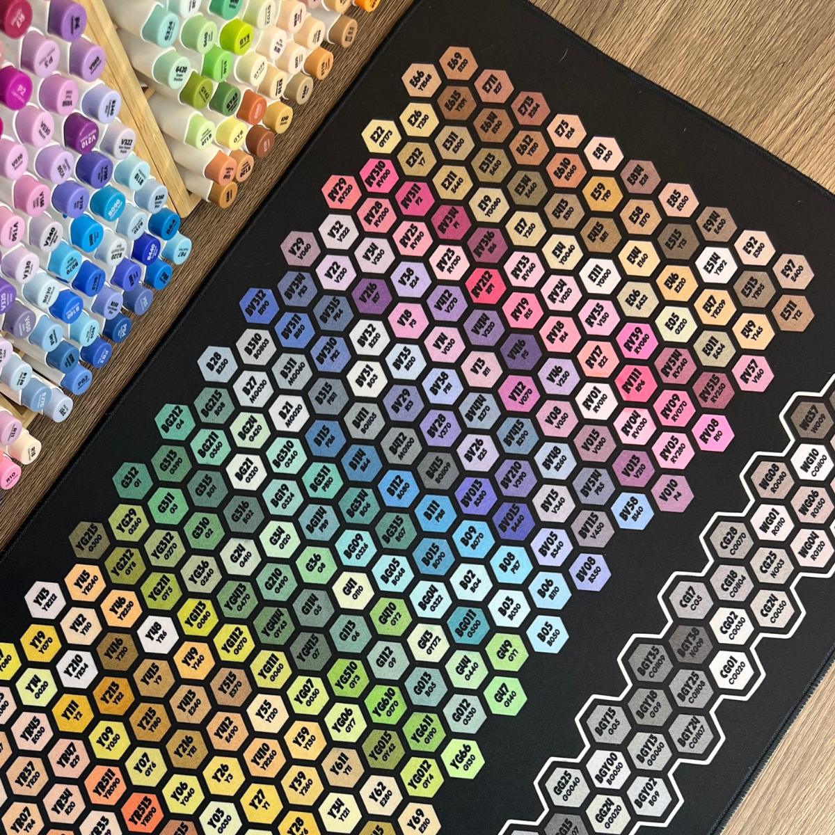 Color Your World Desk Coloring Mats by Wook Books