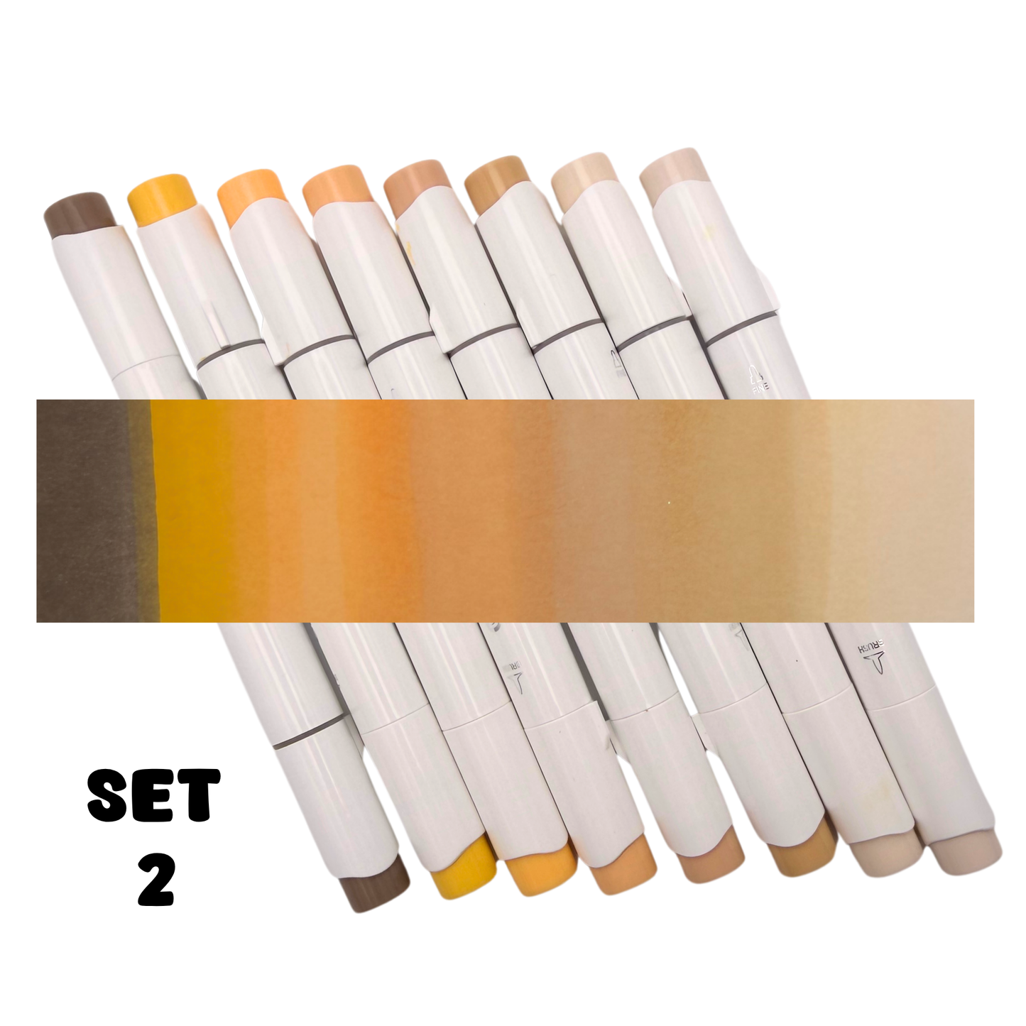 Ohuhu Skin Tone Exclusive Color Palette Sets