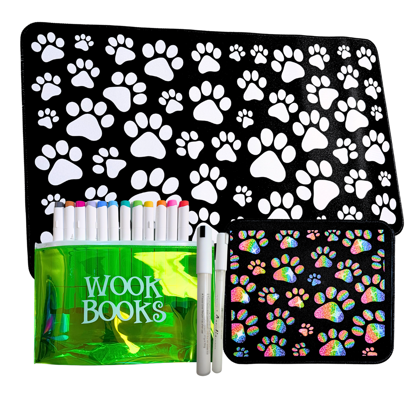 Big + Mini Desk Mat Coloring Bundle