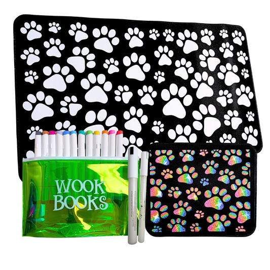 Big + Mini Desk Mat Coloring Bundle