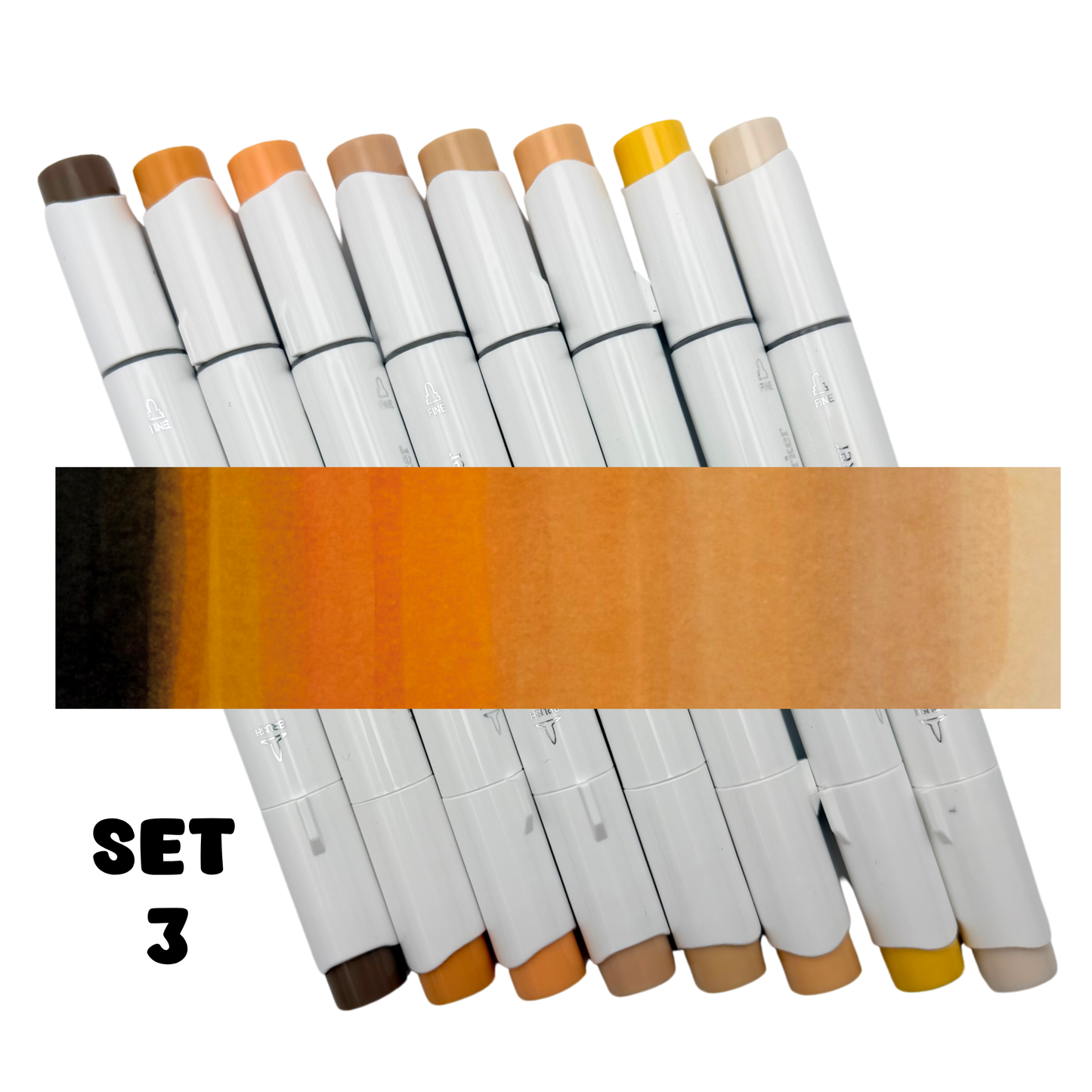 Ohuhu Skin Tone Exclusive Color Palette Sets
