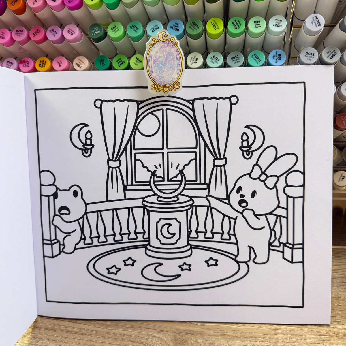Moonstone Exclusive Acrylic Page Clip