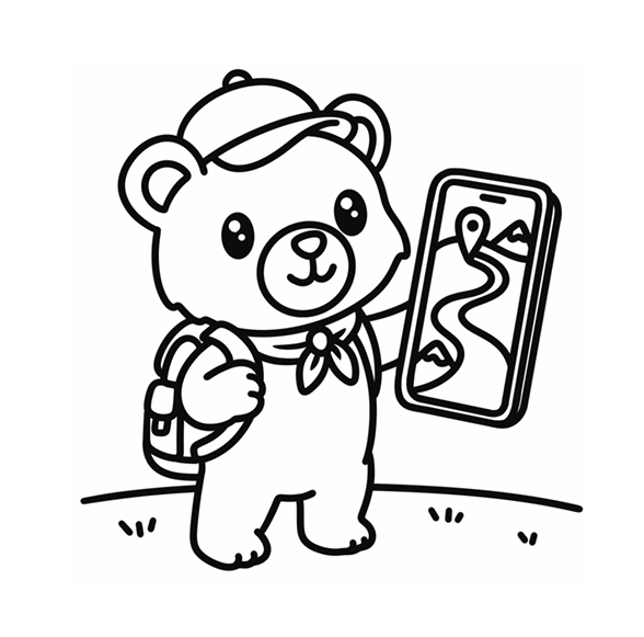 Vacation Dayz Bold and Easy Coloring Book