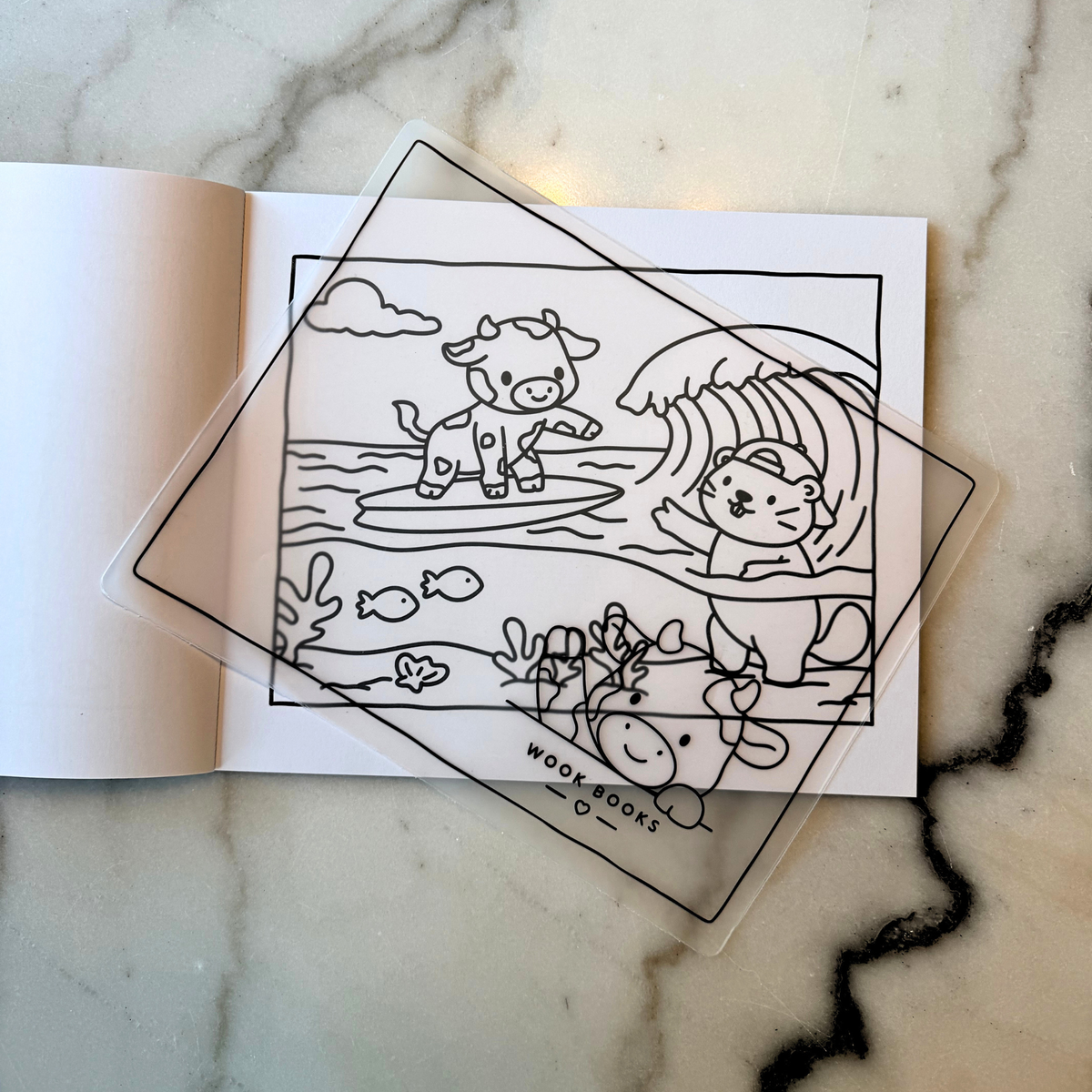 Sunset to Sea Premium Coloring Book