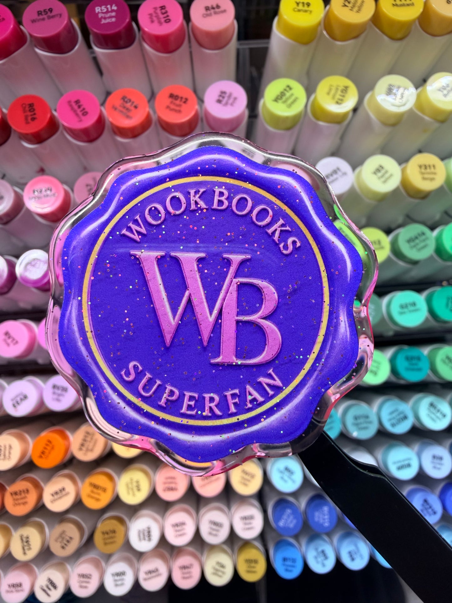 Super Fan Exclusive Wax Seal Acrylic Page Clip