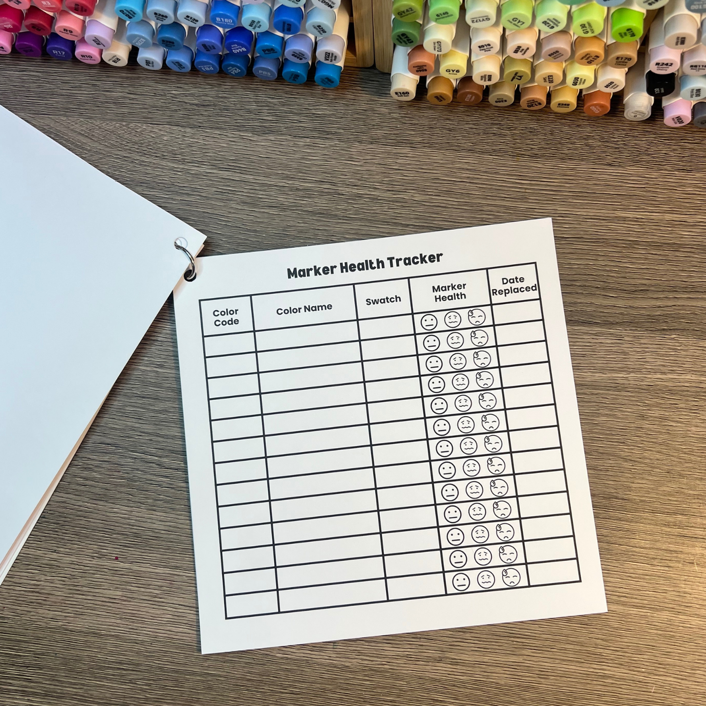 Ohuhu Honolulu 344 Color Swatch Kit by Wook Books