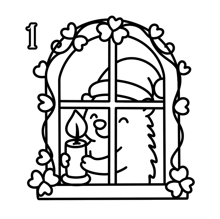 Advent Christmas Around the World Coloring Book & Reusable Protective Sheet