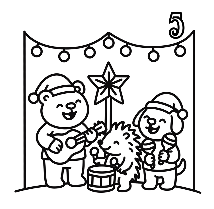 Advent Christmas Around the World Coloring Book & Reusable Protective Sheet