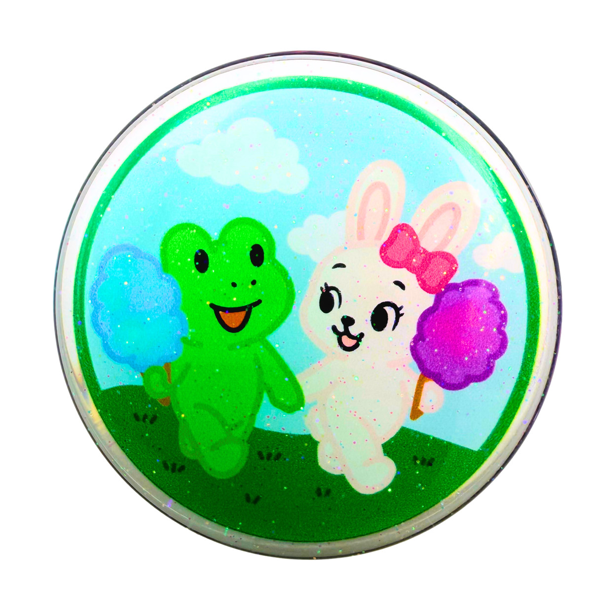 Acrylic Page Clip with Glitter Overlay by Wook Books