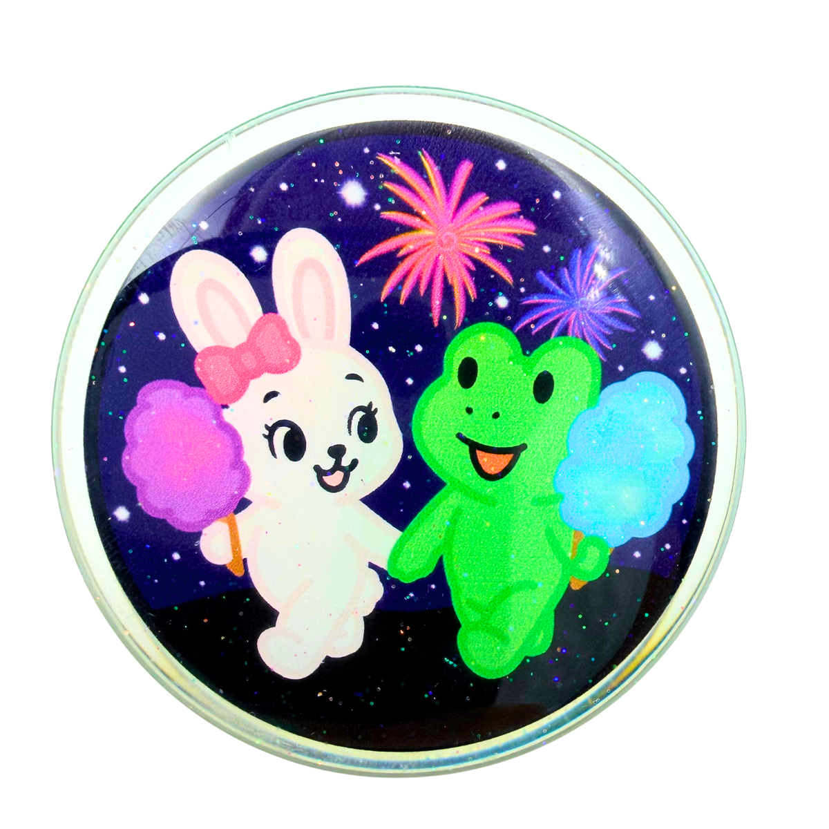 Acrylic Page Clip with Glitter Overlay by Wook Books