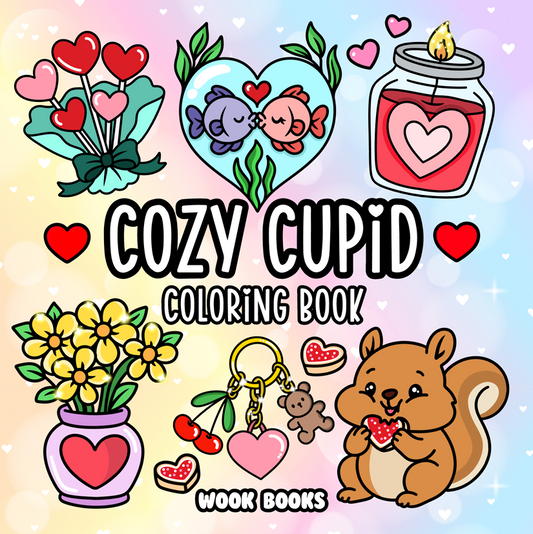 Cozy Cupid Bold and Easy Coloring Book