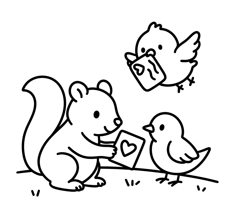 Cozy Cupid Bold and Easy Coloring Book