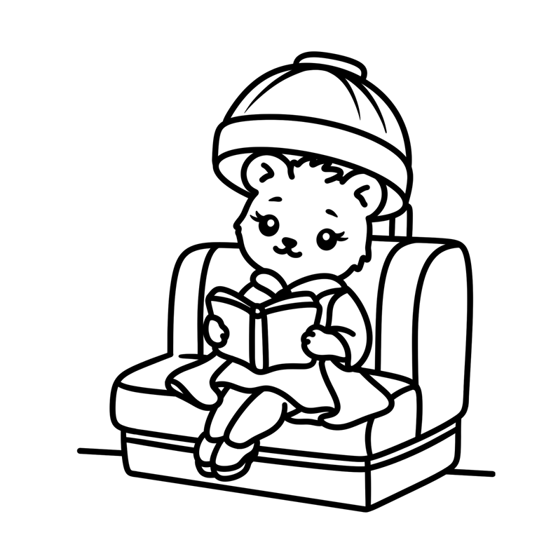 Decades Bold and Easy Coloring Book