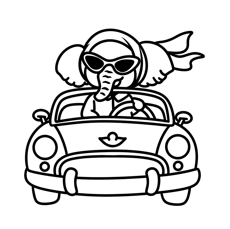 Decades Bold and Easy Coloring Book