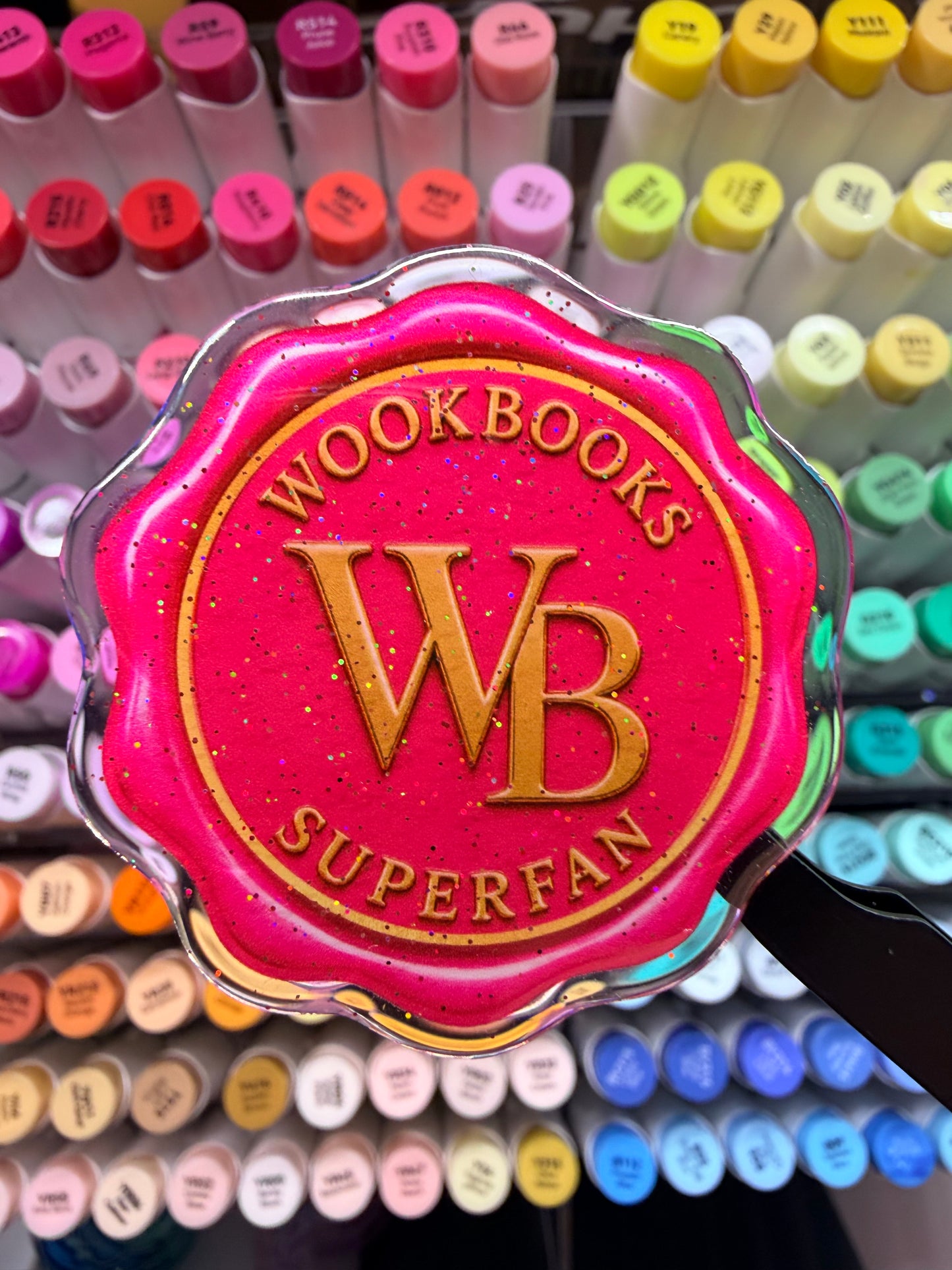 Super Fan Exclusive Wax Seal Acrylic Page Clip