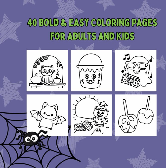 Spooky Cute Halloween – Curated Coloring Bundle