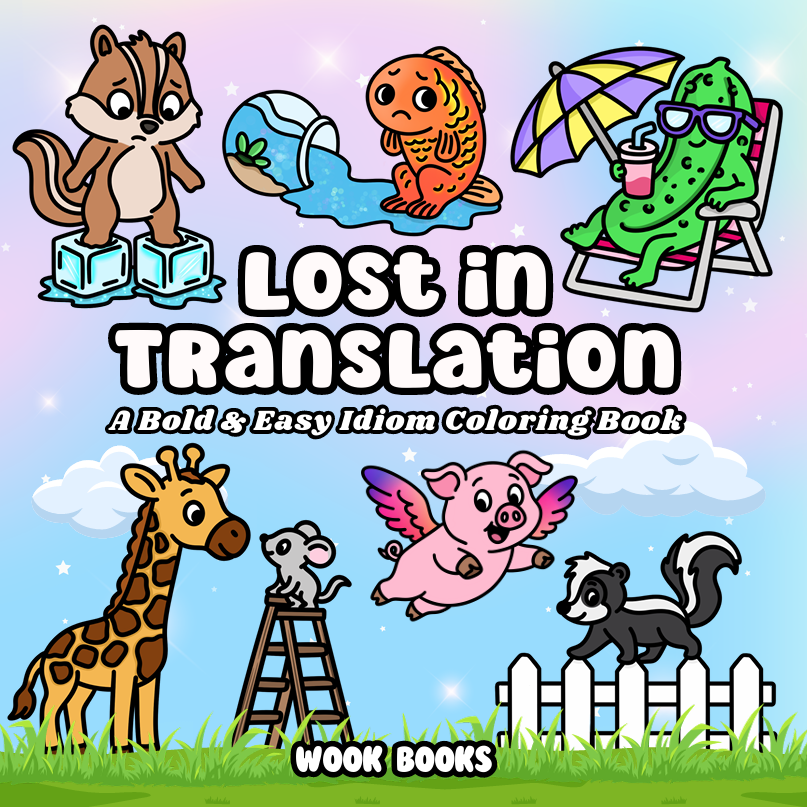 Lost in Translation Bold and Easy Coloring Book