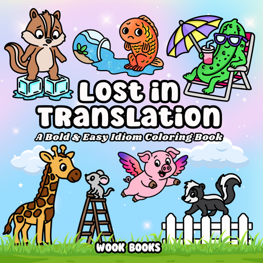 Lost in Translation Bold and Easy Coloring Book