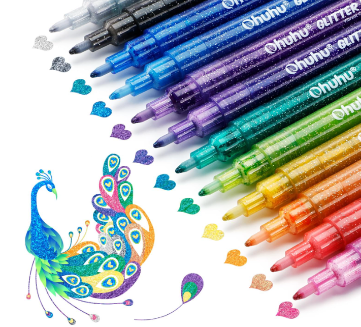 24 Ohuhu Glitter Metallic Marker Pens by Ohuhu Art