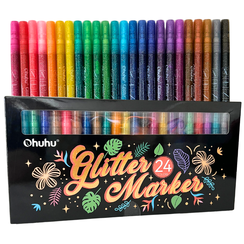 24 Ohuhu Glitter Metallic Marker Pens by Ohuhu Art