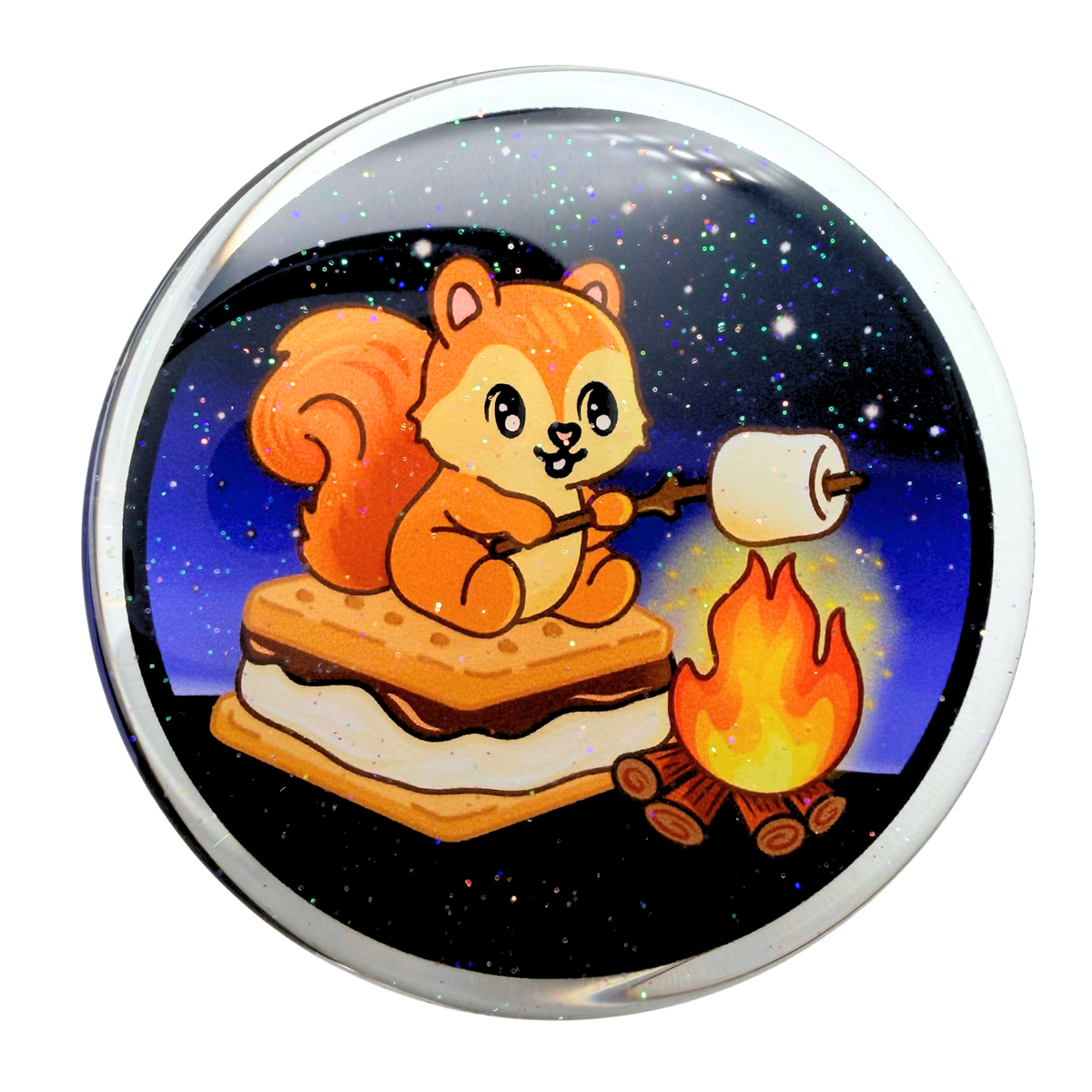 Acrylic Page Clip with Glitter Overlay by Wook Books