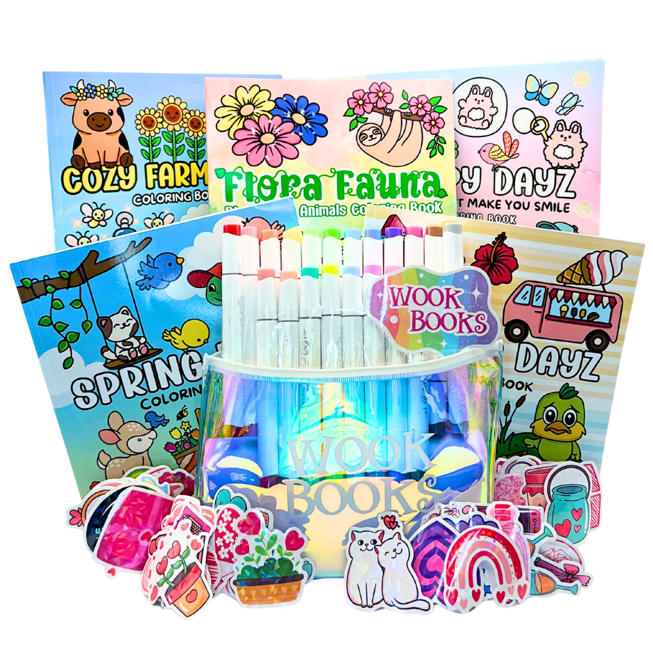 The Ultimate Coloring Book Bundle by Wook Books
