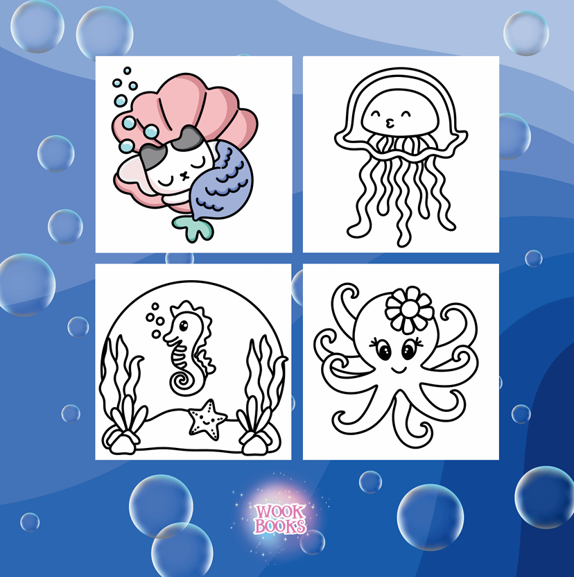 Wonders of the Ocean – Curated Coloring Bundle